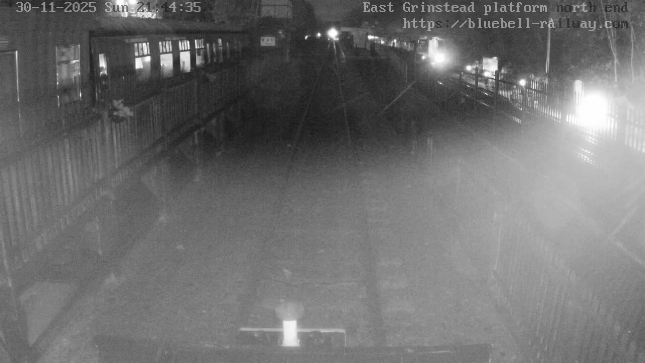 East Grinstead Station Bluebell Railway Platforms North End Live Cam - Mid Sussex, East Sussex, South East, England, United Kingdom