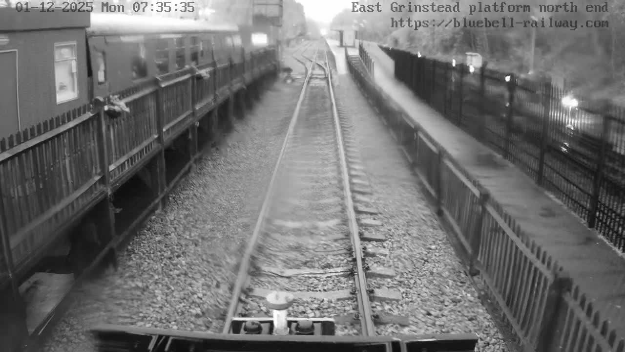 East Grinstead Station Bluebell Railway Platforms North End Live Cam - Mid Sussex, East Sussex, South East, England, United Kingdom