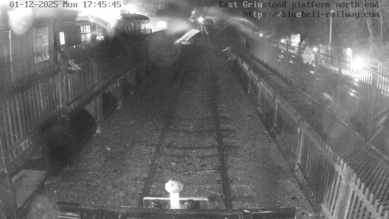 East Grinstead Station Bluebell Railway Platforms North End Live Cam - Mid Sussex, East Sussex, South East, England, United Kingdom