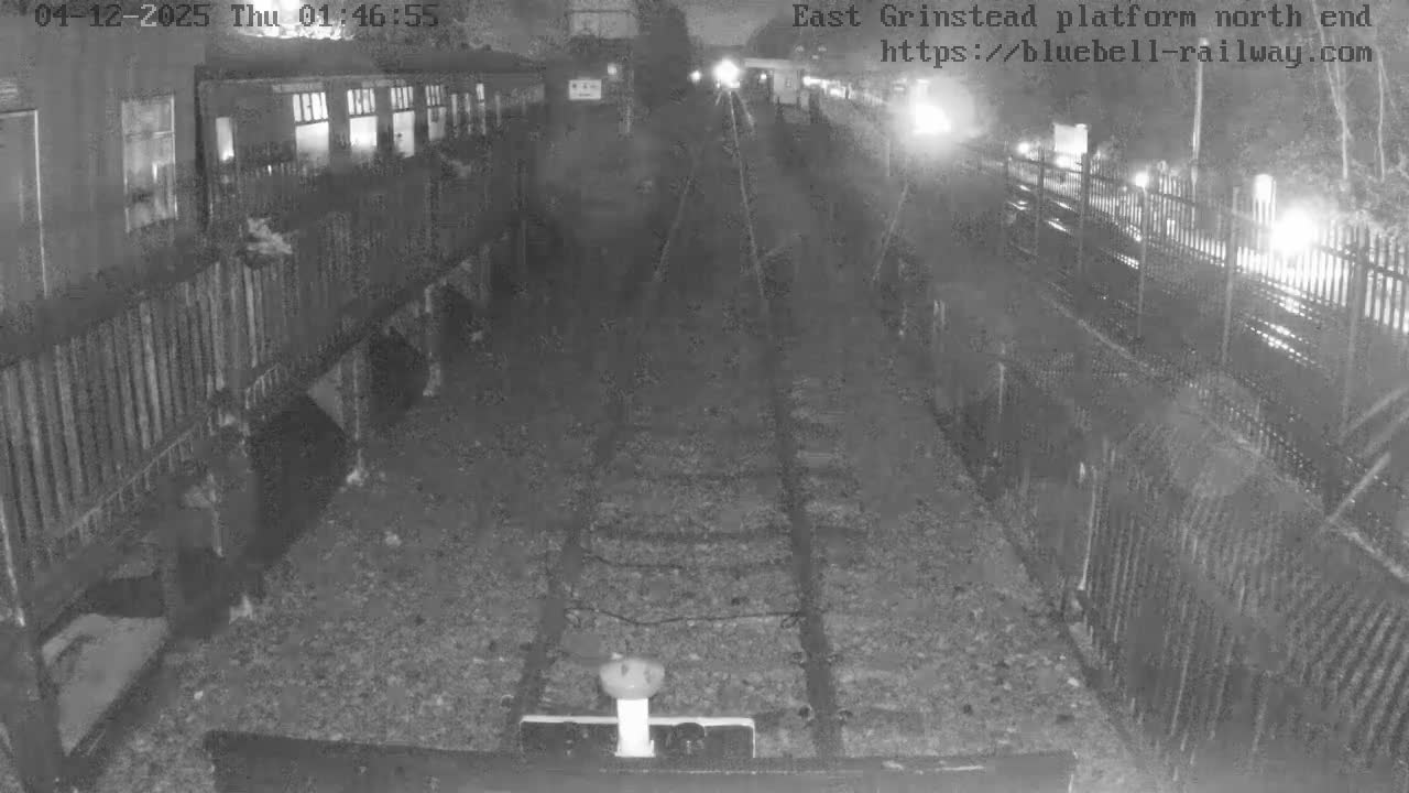 East Grinstead Station Bluebell Railway Platforms North End Live Cam - Mid Sussex, East Sussex, South East, England, United Kingdom