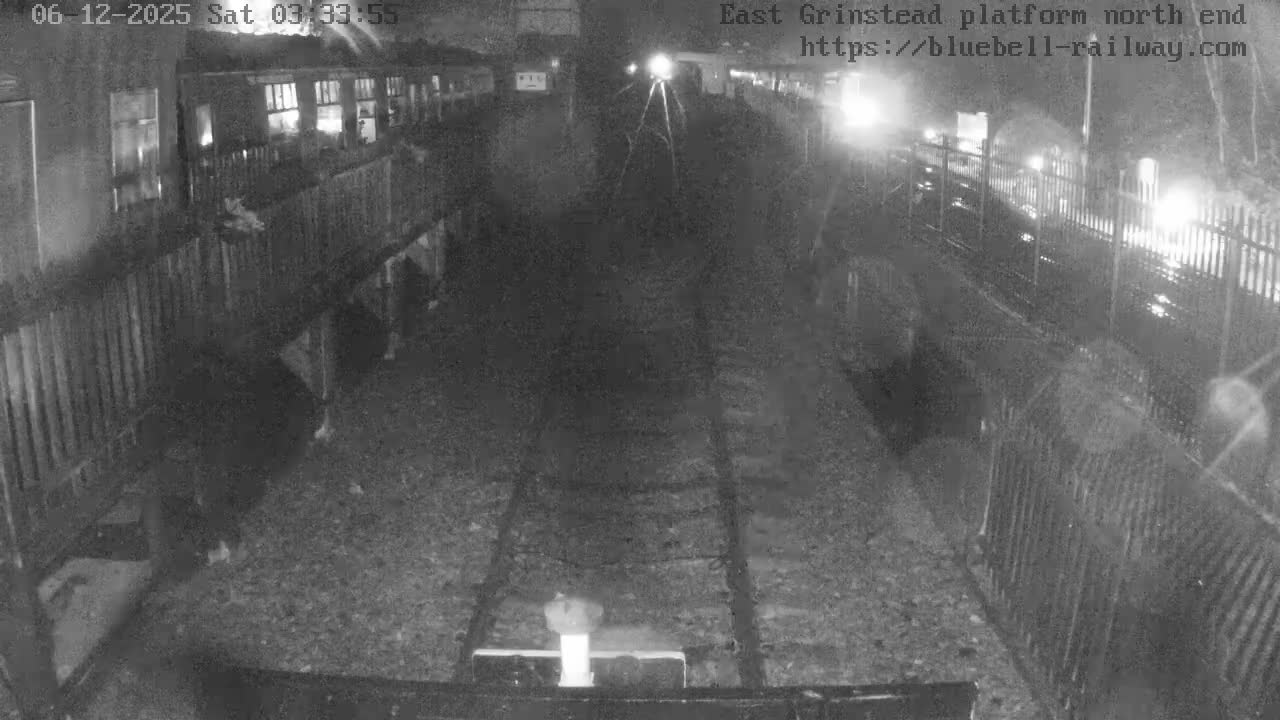 East Grinstead Station Bluebell Railway Platforms North End Live Cam - Mid Sussex, East Sussex, South East, England, United Kingdom