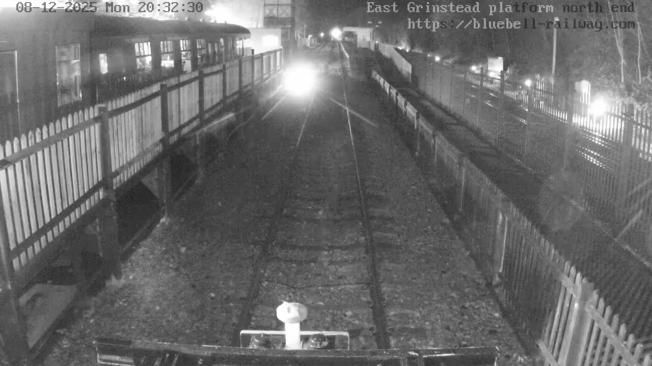 East Grinstead Station Bluebell Railway Platforms North End Live Cam - Mid Sussex, East Sussex, South East, England, United Kingdom