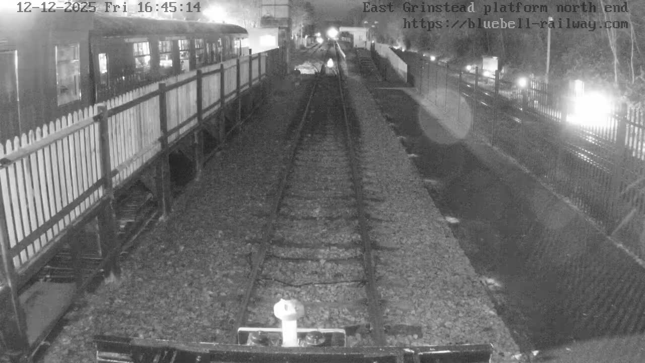 East Grinstead Station Bluebell Railway Platforms North End Live Cam - Mid Sussex, East Sussex, South East, England, United Kingdom