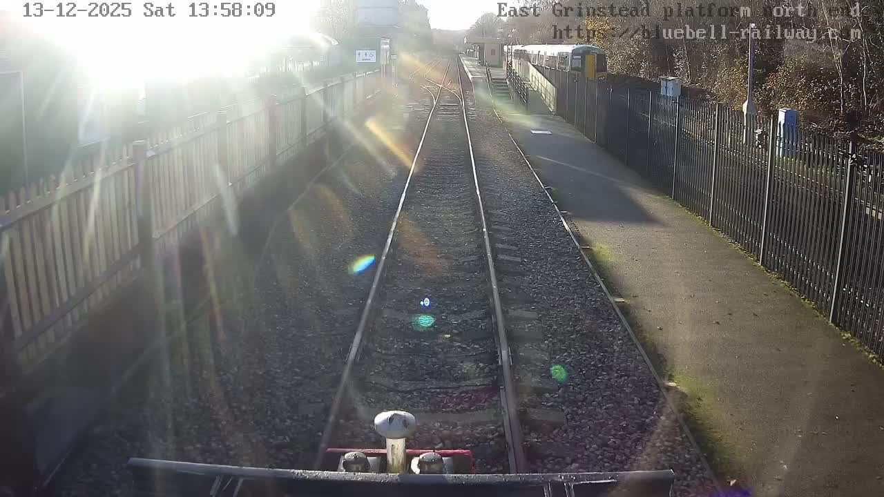 East Grinstead Station Bluebell Railway Platforms North End Live Cam - Mid Sussex, East Sussex, South East, England, United Kingdom