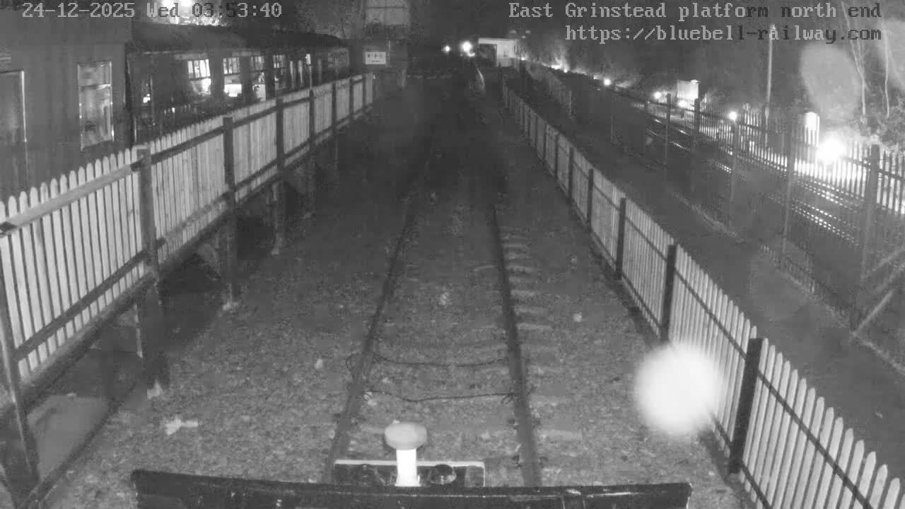 East Grinstead Station Bluebell Railway Platforms North End Live Cam - Mid Sussex, East Sussex, South East, England, United Kingdom