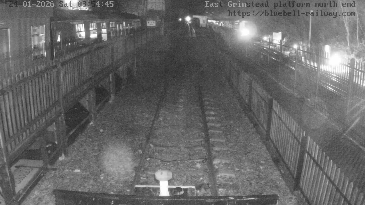 East Grinstead Station Bluebell Railway Platforms North End Live Cam - Mid Sussex, East Sussex, South East, England, United Kingdom