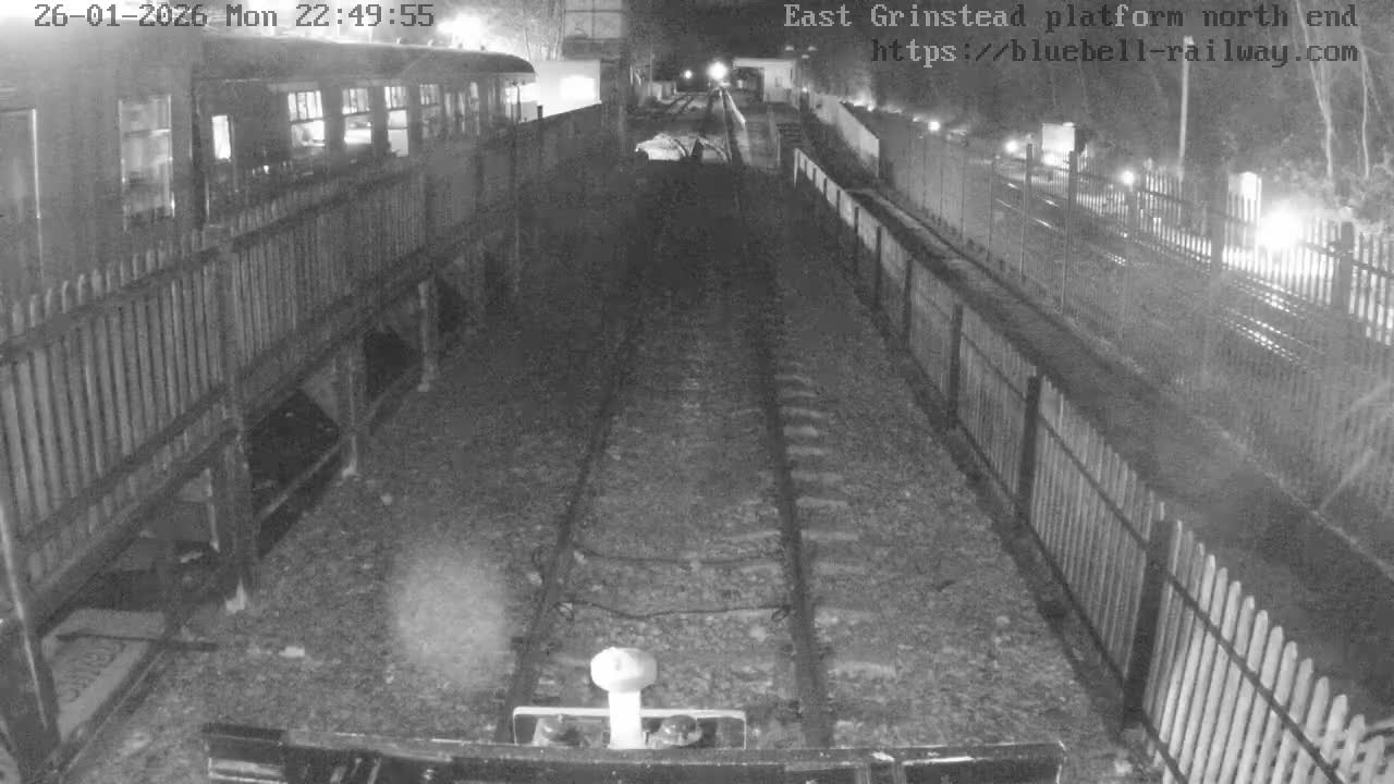 East Grinstead Station Bluebell Railway Platforms North End Live Cam - Mid Sussex, East Sussex, South East, England, United Kingdom