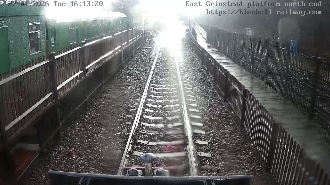 East Grinstead Station Bluebell Railway Platforms North End Live Cam - Mid Sussex, East Sussex, South East, England, United Kingdom