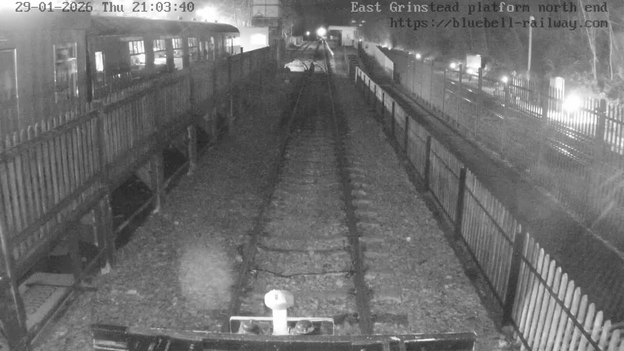 East Grinstead Station Bluebell Railway Platforms North End Live Cam - Mid Sussex, East Sussex, South East, England, United Kingdom