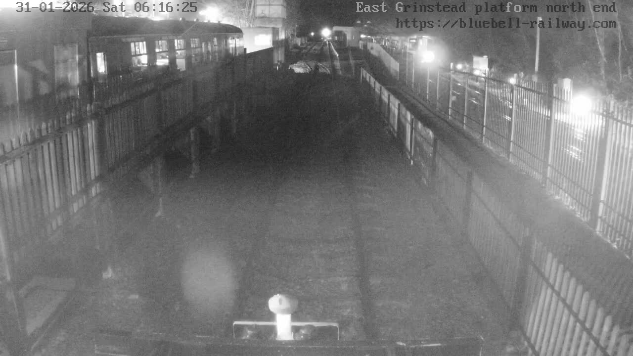 East Grinstead Station Bluebell Railway Platforms North End Live Cam - Mid Sussex, East Sussex, South East, England, United Kingdom