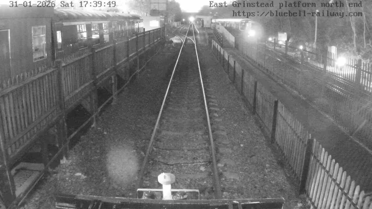 East Grinstead Station Bluebell Railway Platforms North End Live Cam - Mid Sussex, East Sussex, South East, England, United Kingdom