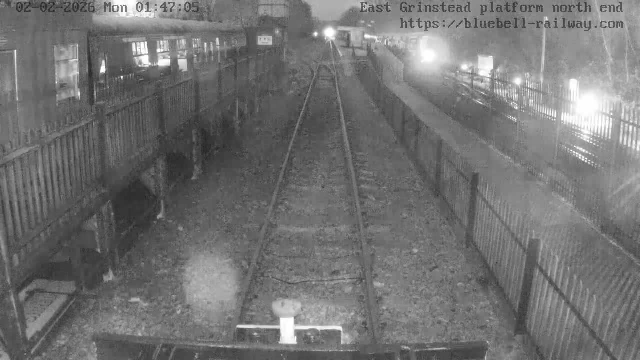 East Grinstead Station Bluebell Railway Platforms North End Live Cam - Mid Sussex, East Sussex, South East, England, United Kingdom