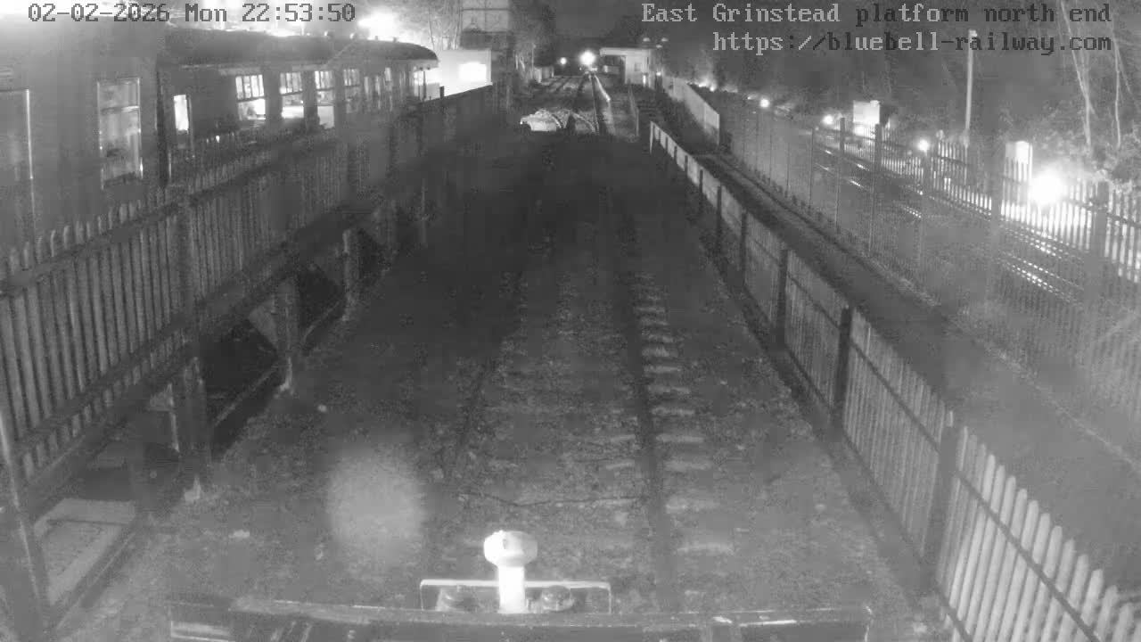 East Grinstead Station Bluebell Railway Platforms North End Live Cam - Mid Sussex, East Sussex, South East, England, United Kingdom