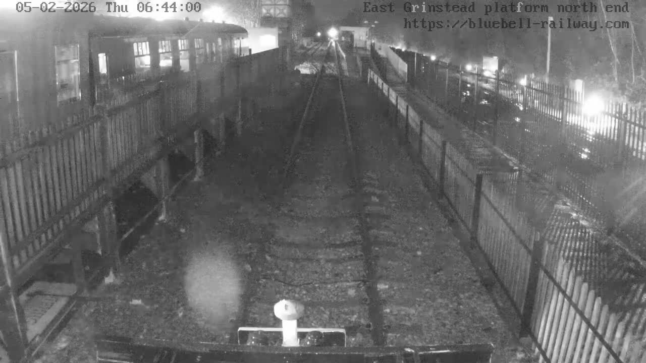 East Grinstead Station Bluebell Railway Platforms North End Live Cam - Mid Sussex, East Sussex, South East, England, United Kingdom