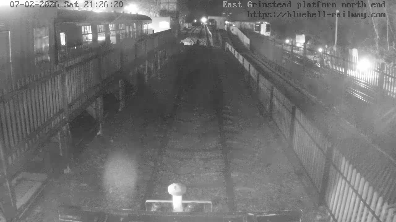 East Grinstead Station Bluebell Railway Platforms North End Live Cam - Mid Sussex, East Sussex, South East, England, United Kingdom