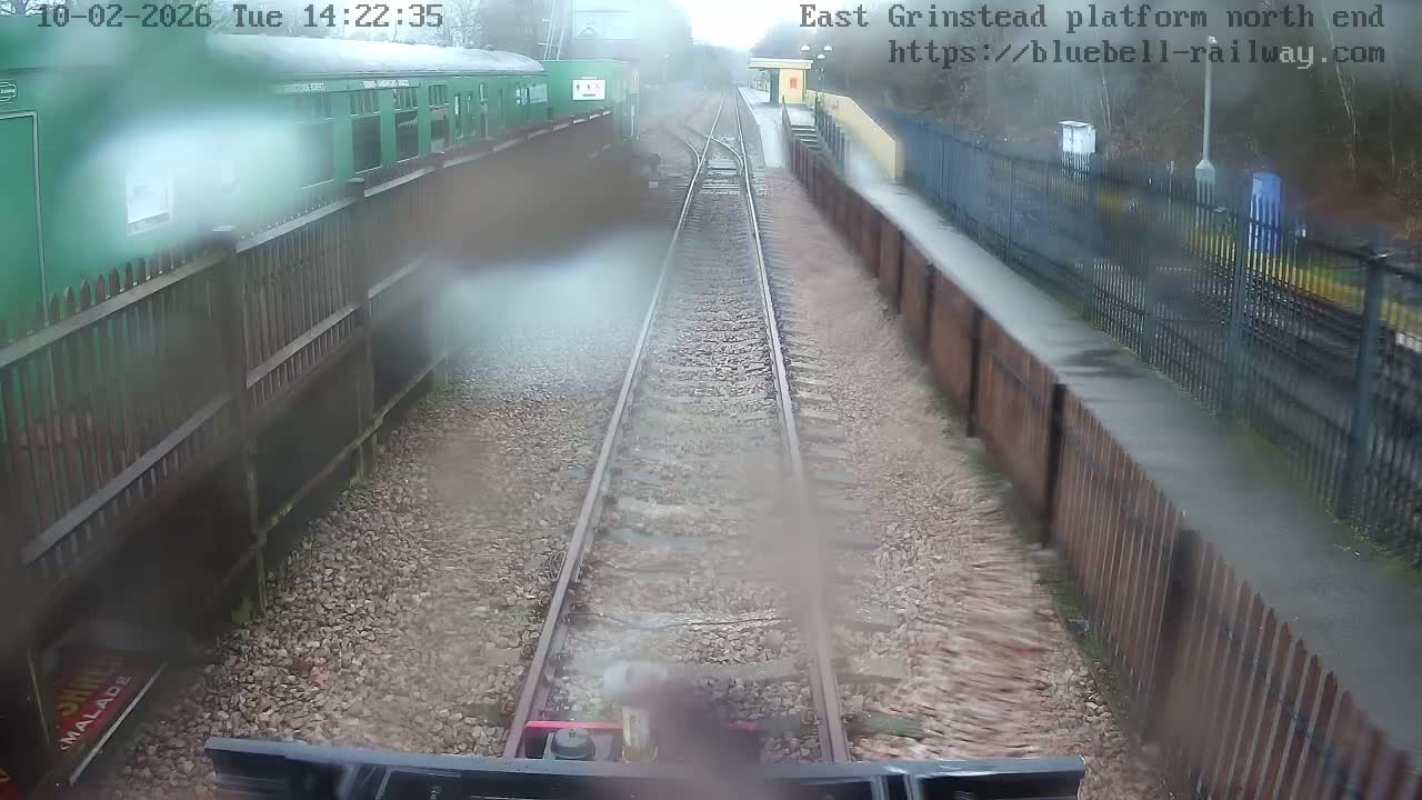 East Grinstead Station Bluebell Railway Platforms North End Live Cam - Mid Sussex, East Sussex, South East, England, United Kingdom