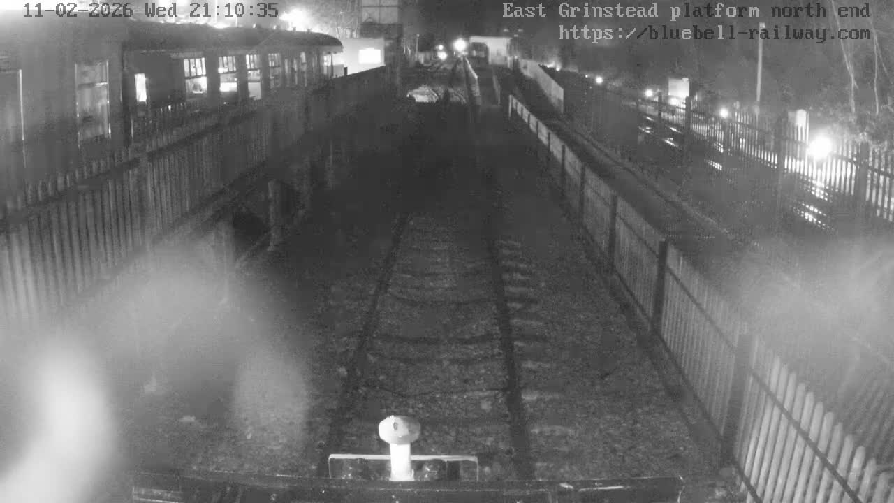 East Grinstead Station Bluebell Railway Platforms North End Live Cam - Mid Sussex, East Sussex, South East, England, United Kingdom