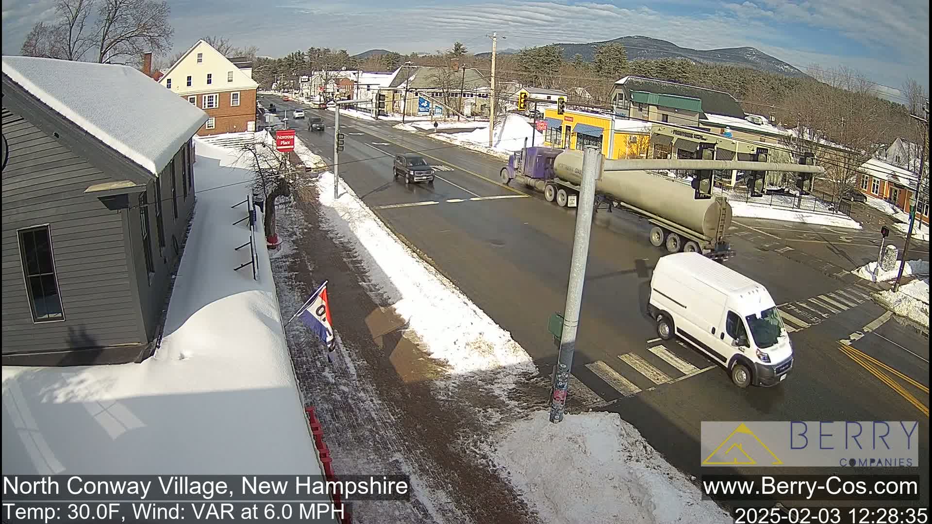 North Conway Village Live Cam , New Hampshire, USA