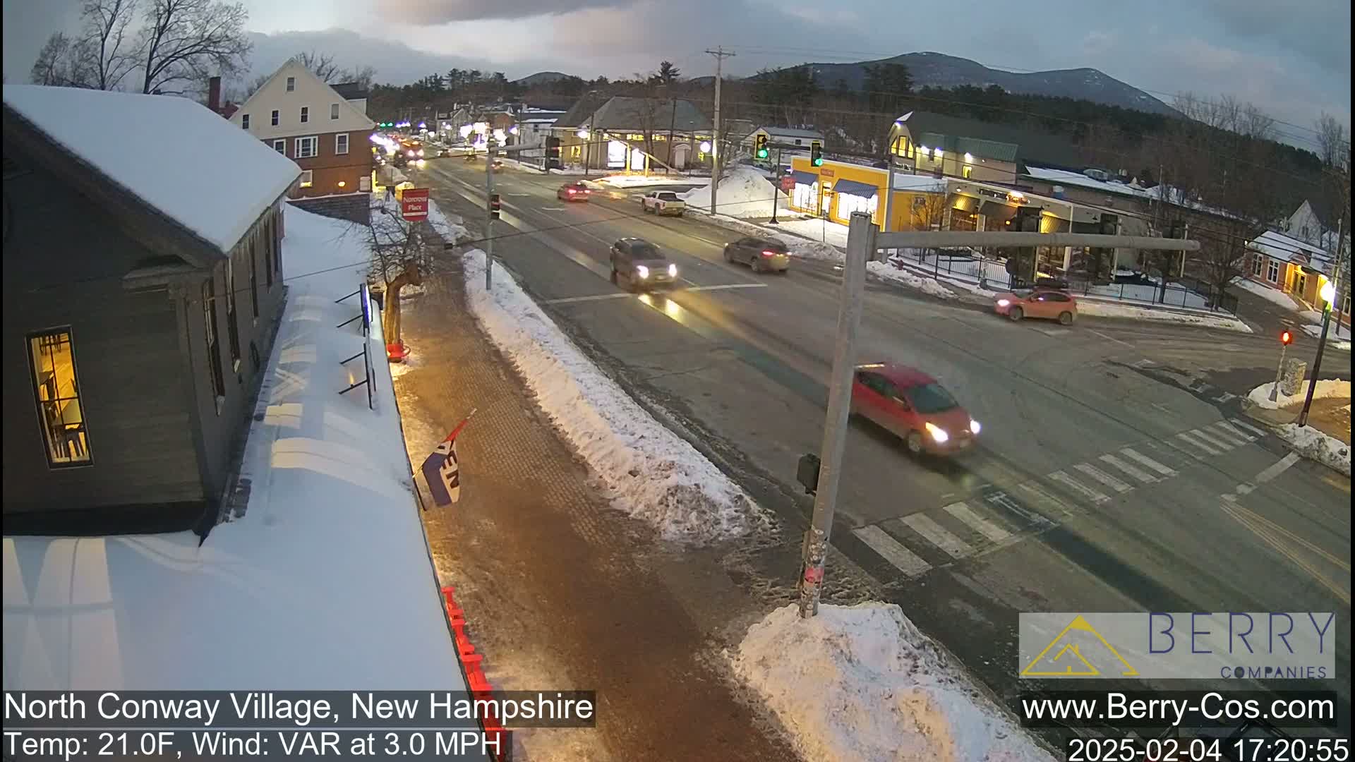 North Conway Village Live Cam , New Hampshire, USA