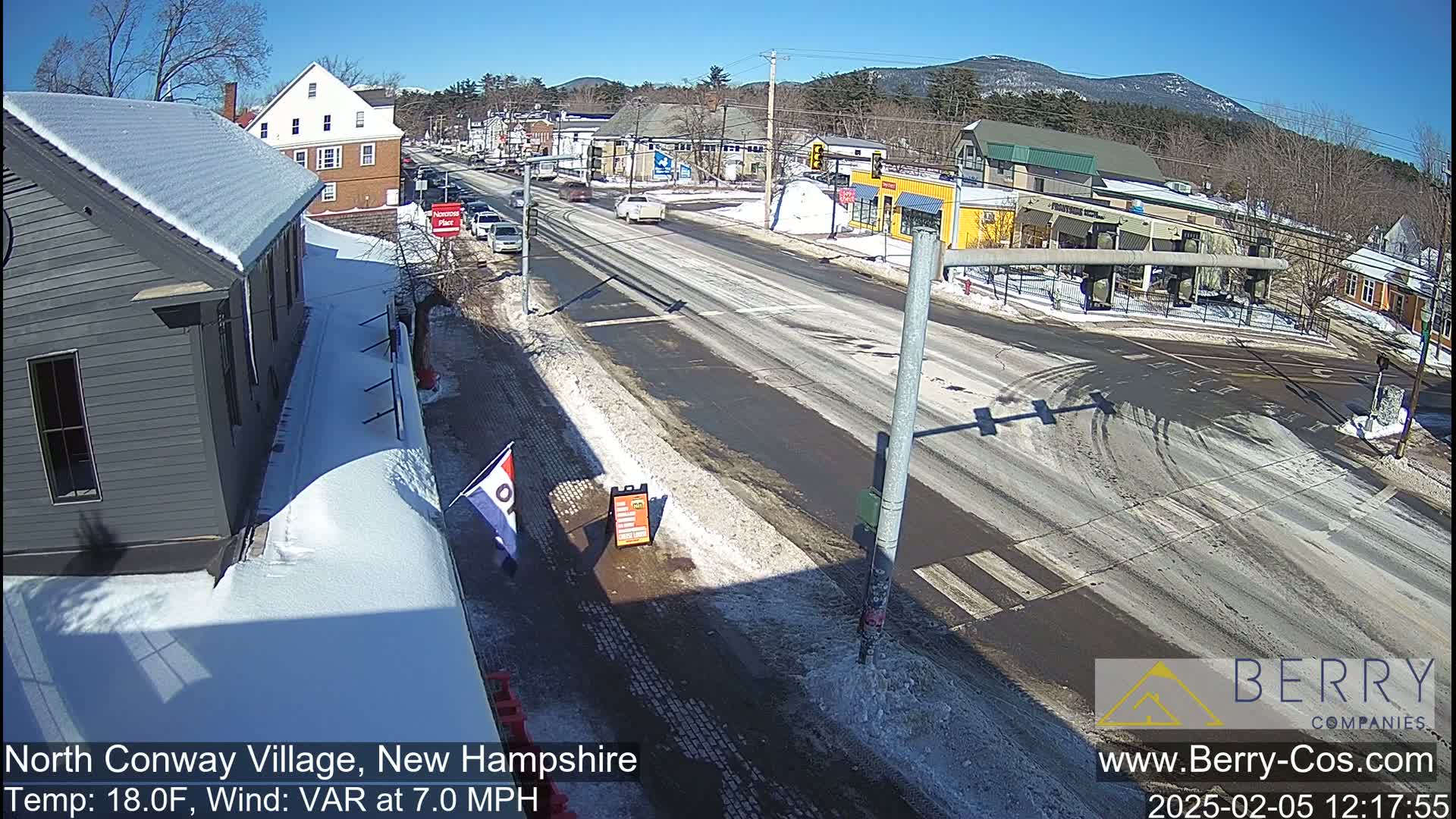 North Conway Village Live Cam , New Hampshire, USA