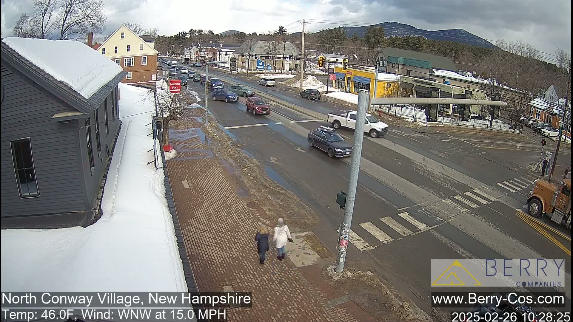 North Conway Village Live Cam , New Hampshire, USA