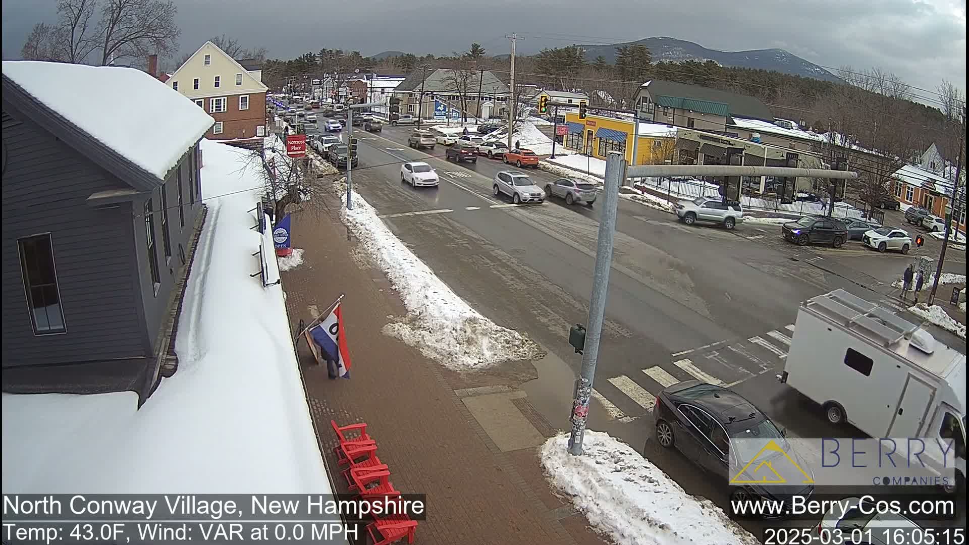 North Conway Village Live Cam , New Hampshire, USA