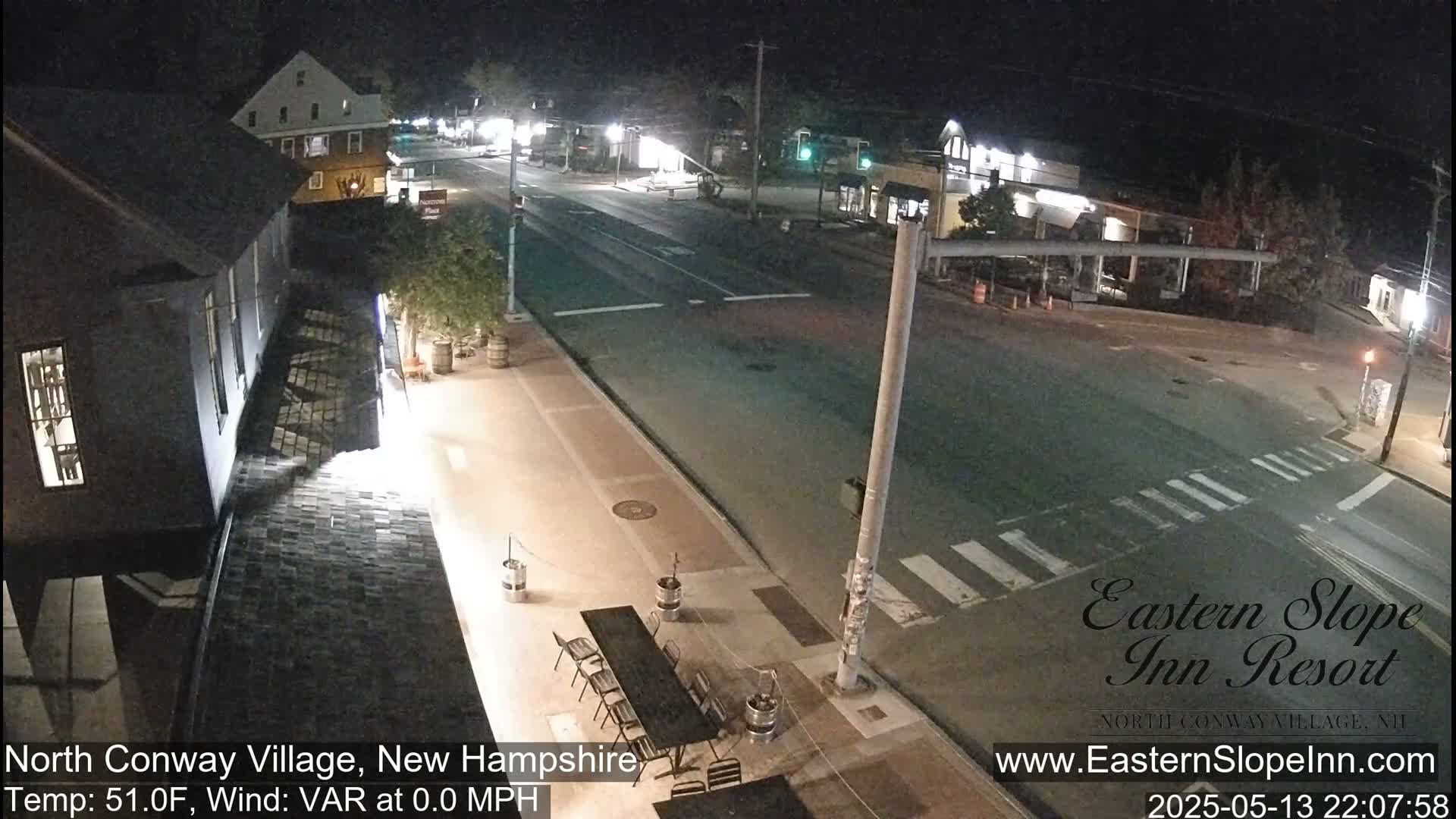 North Conway Village Live Cam , New Hampshire, USA
