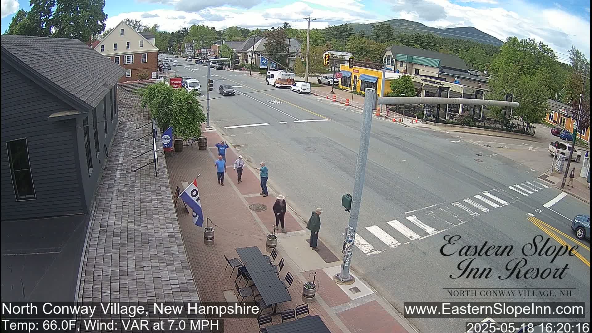 North Conway Village Live Cam , New Hampshire, USA