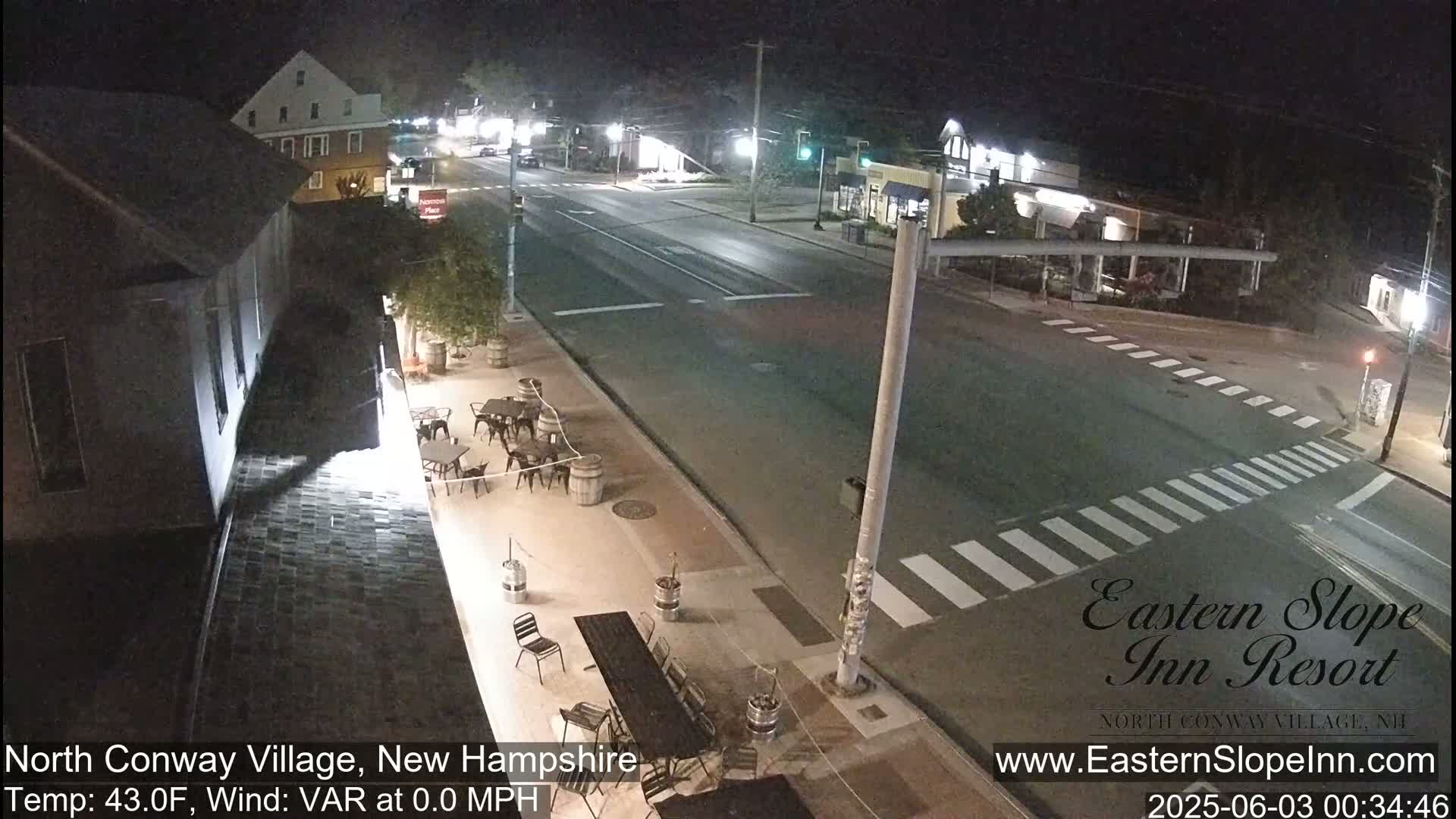 North Conway Village Live Cam , New Hampshire, USA