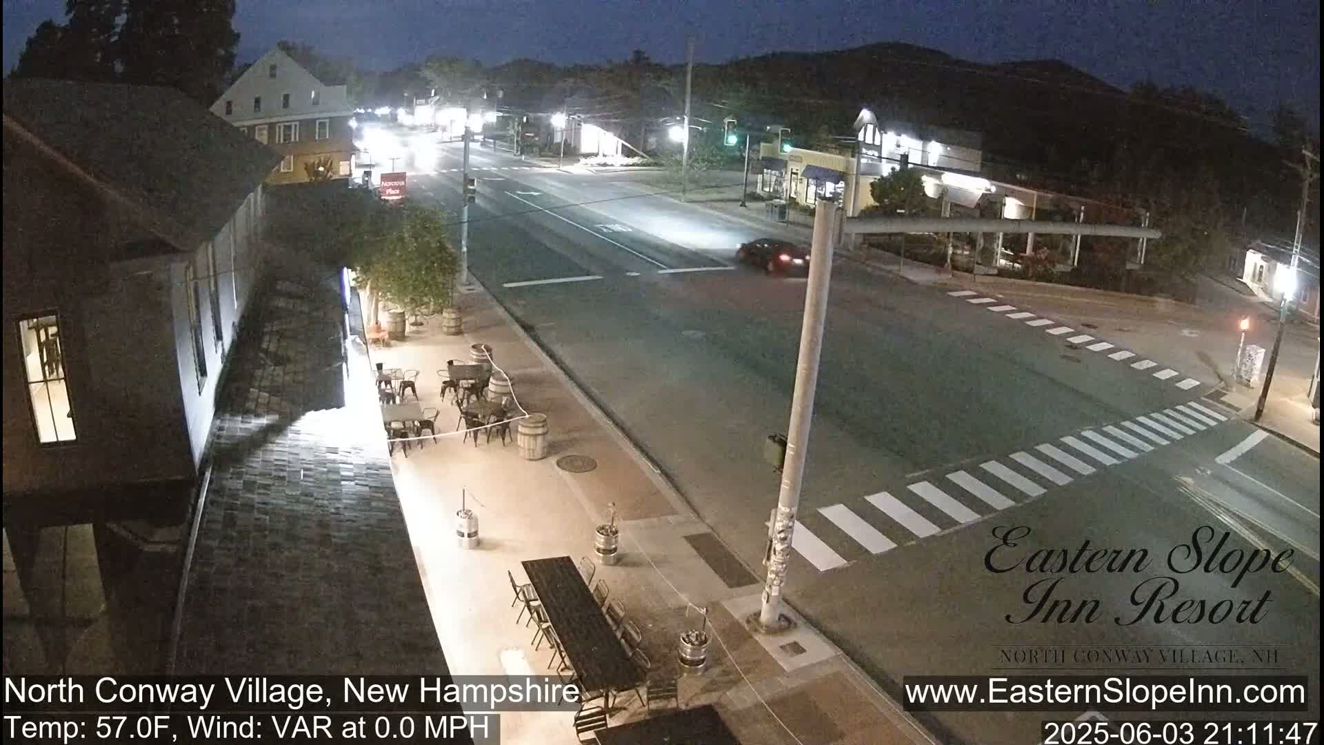 North Conway Village Live Cam , New Hampshire, USA