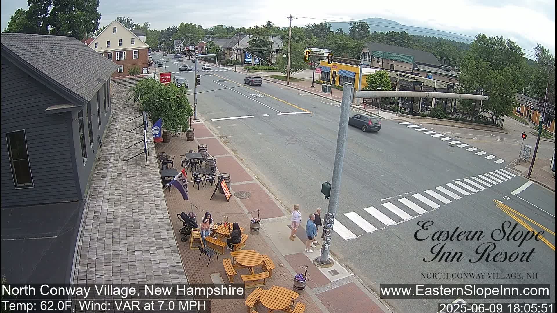 North Conway Village Live Cam , New Hampshire, USA