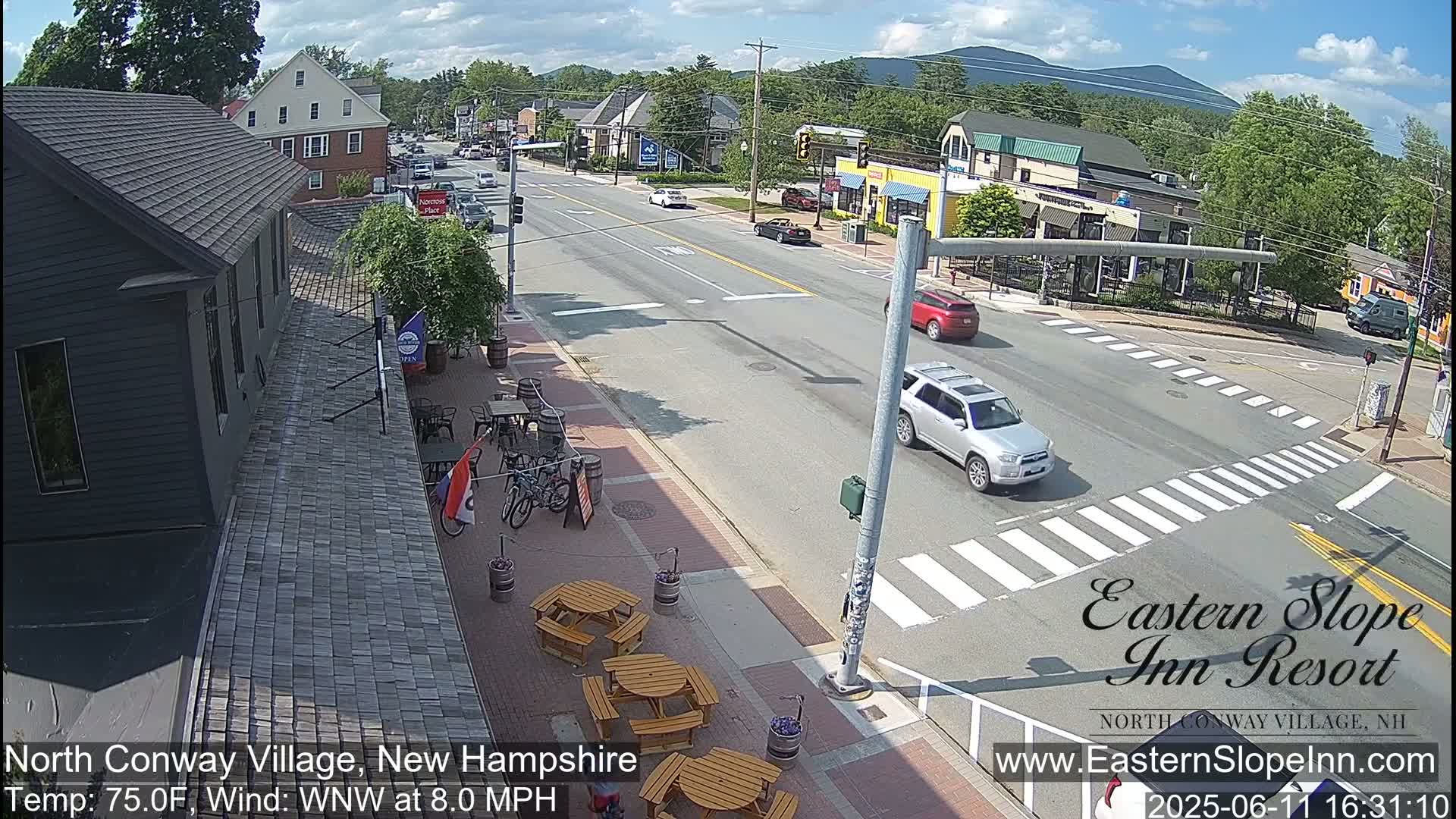 North Conway Village Live Cam , New Hampshire, USA
