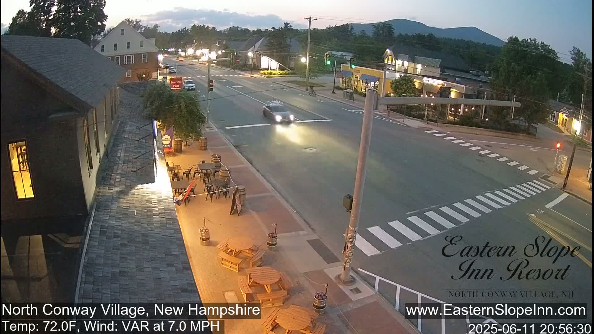 North Conway Village Live Cam , New Hampshire, USA