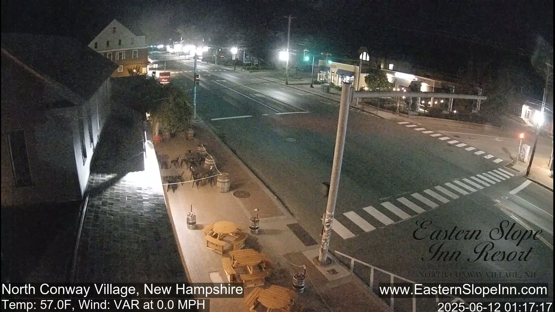 North Conway Village Live Cam , New Hampshire, USA