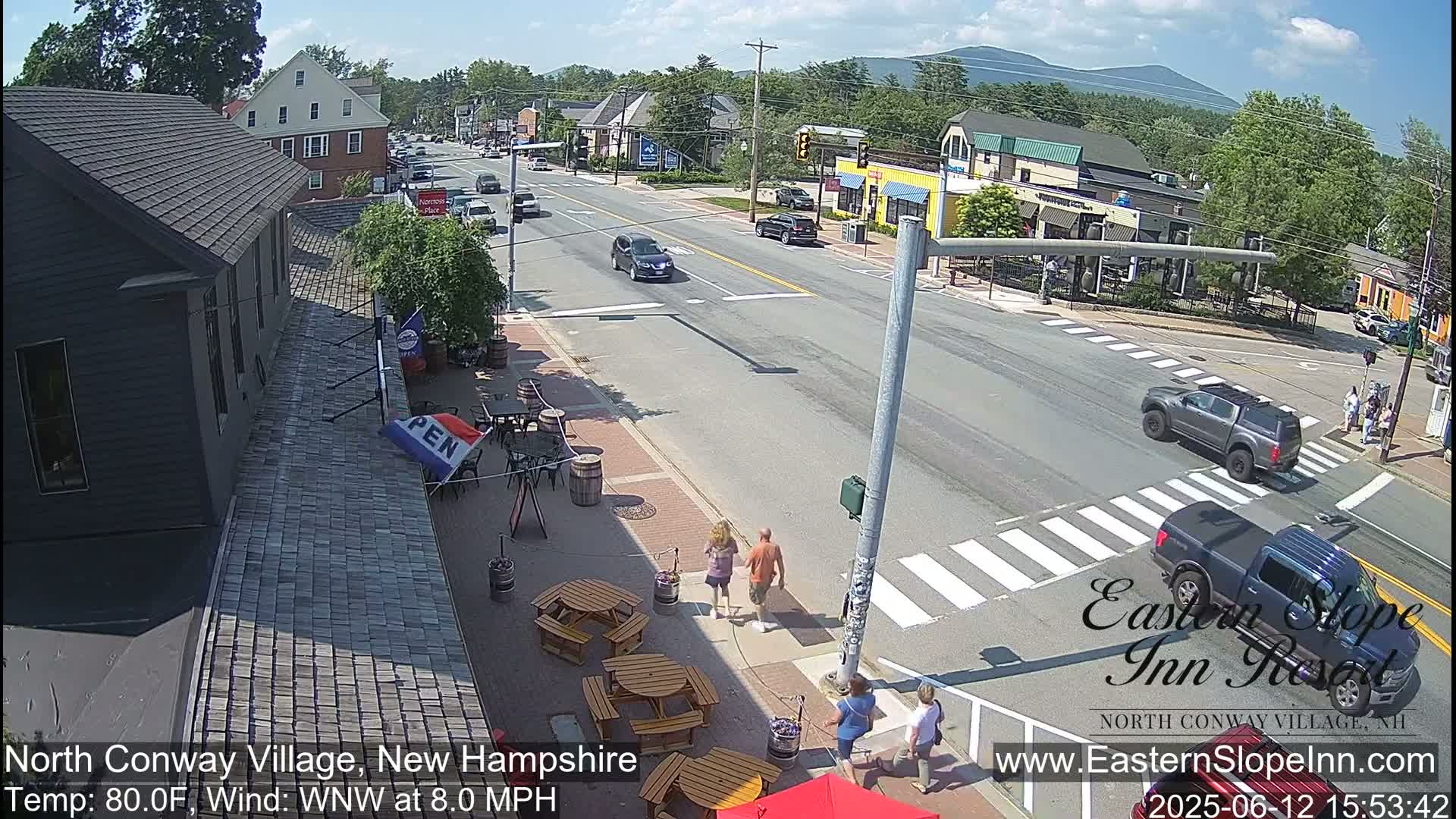North Conway Village Live Cam , New Hampshire, USA