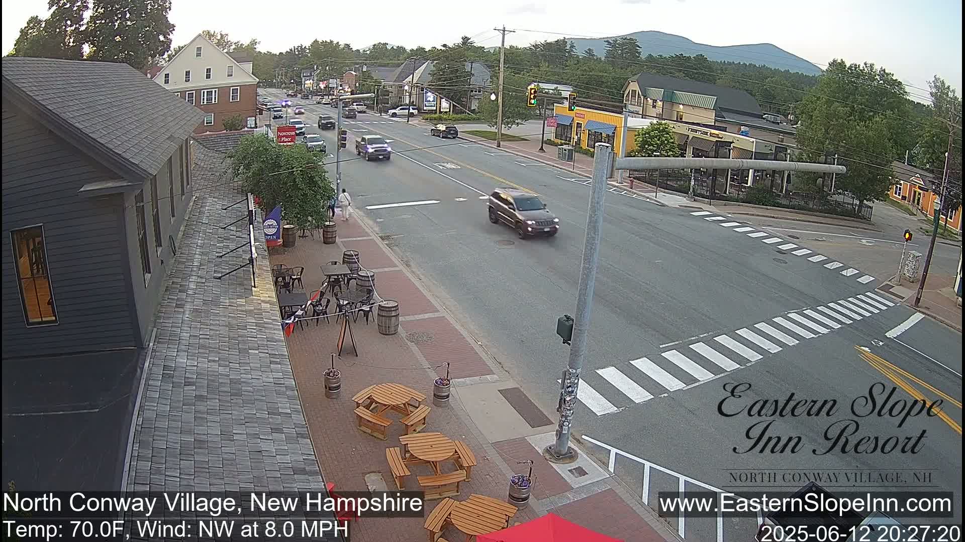 North Conway Village Live Cam , New Hampshire, USA