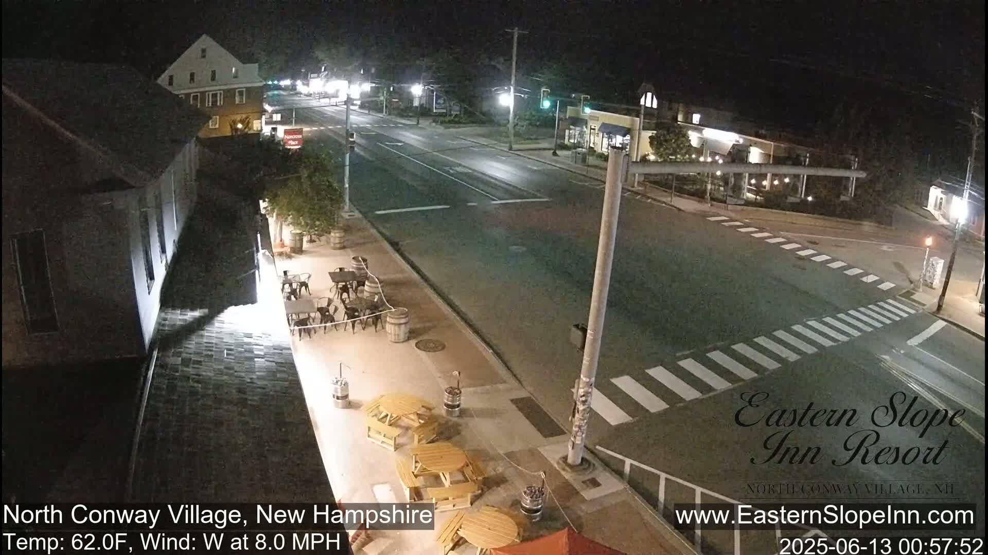 North Conway Village Live Cam , New Hampshire, USA