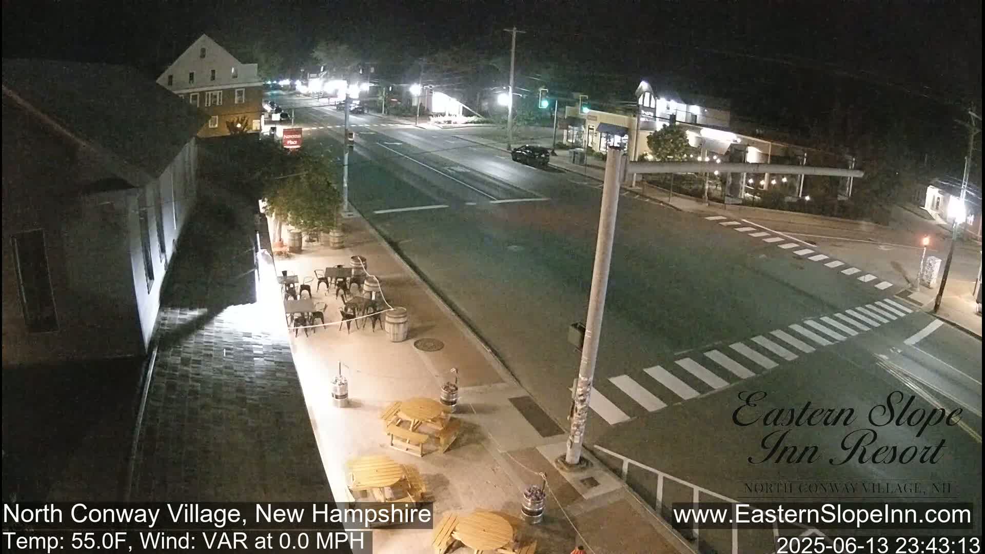 North Conway Village Live Cam , New Hampshire, USA