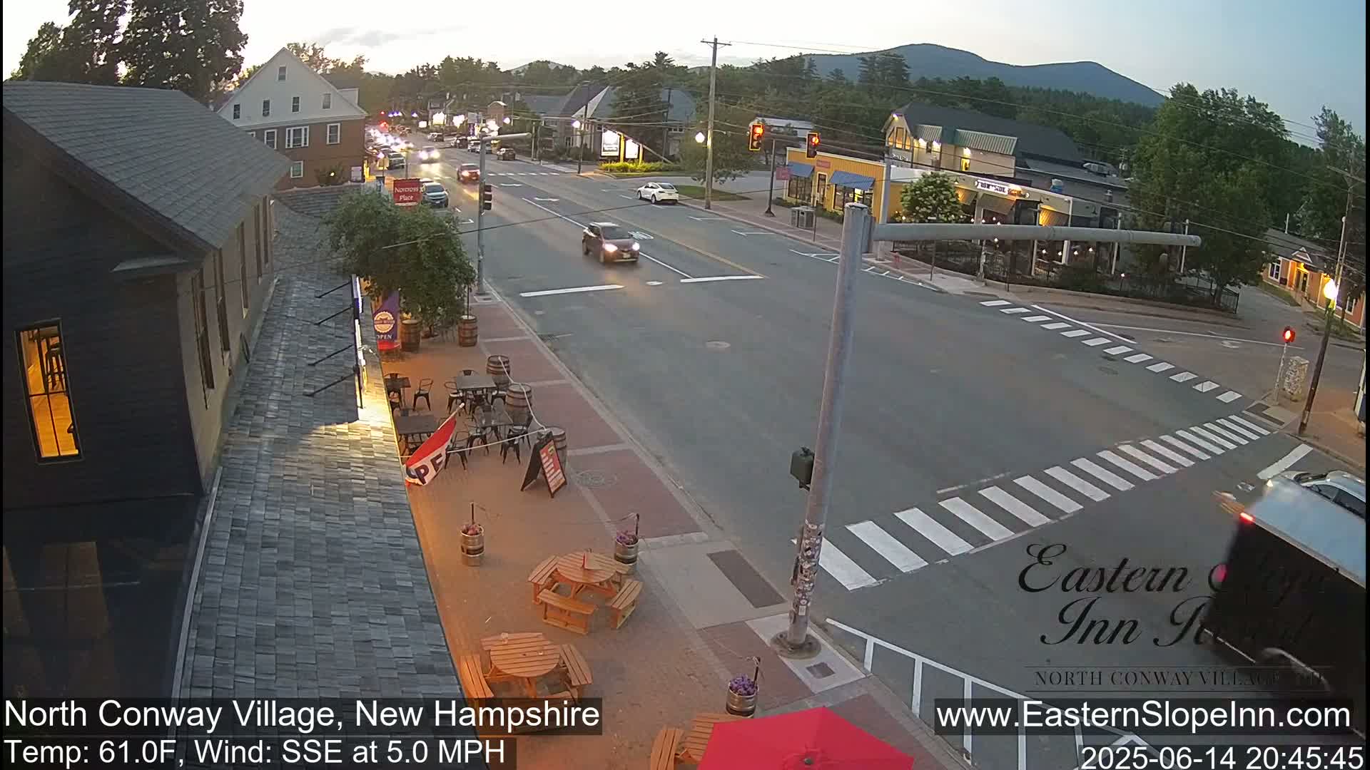 North Conway Village Live Cam , New Hampshire, USA