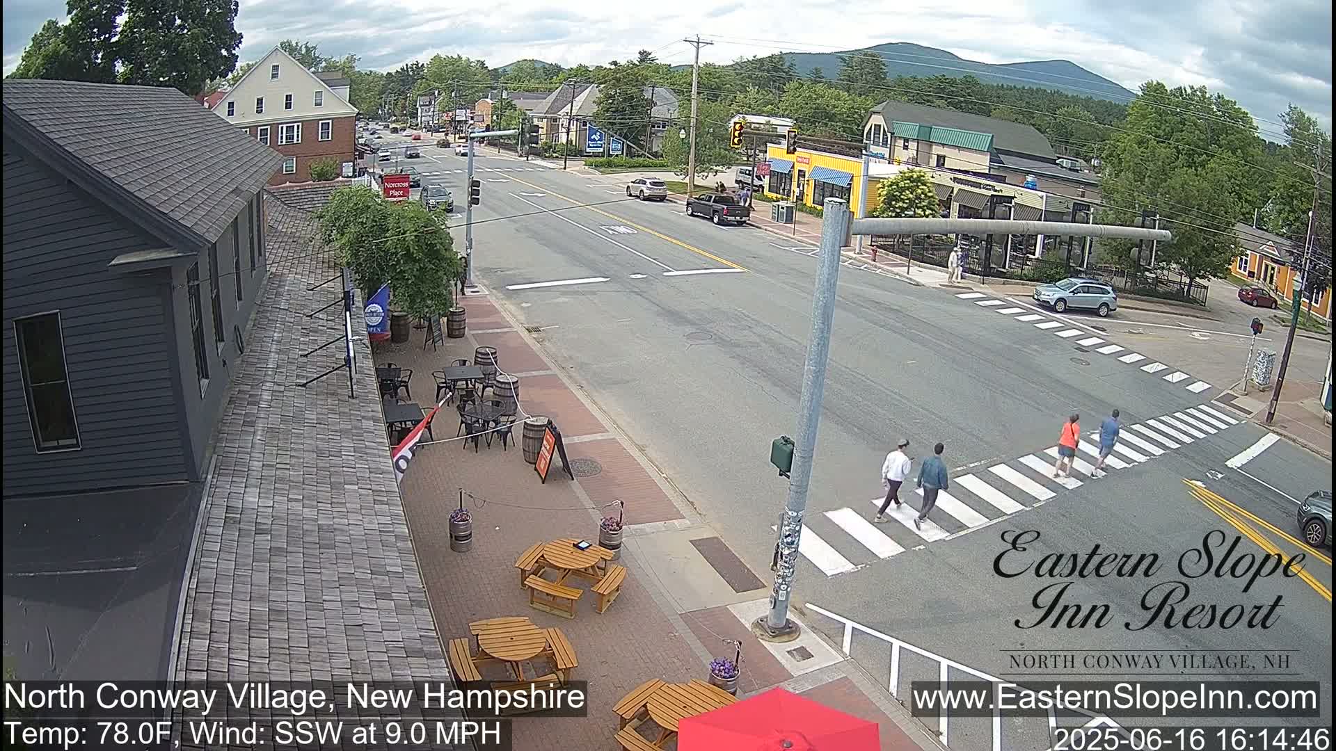North Conway Village Live Cam , New Hampshire, USA