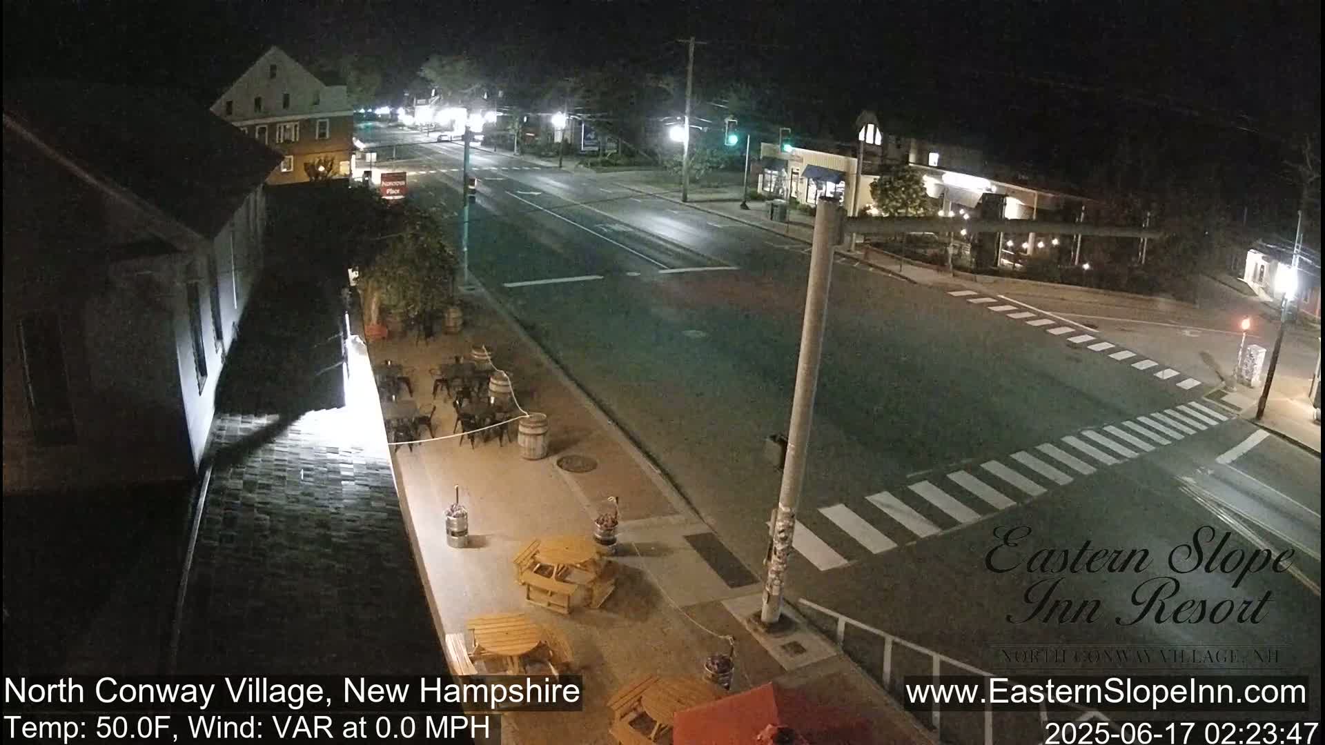 North Conway Village Live Cam , New Hampshire, USA