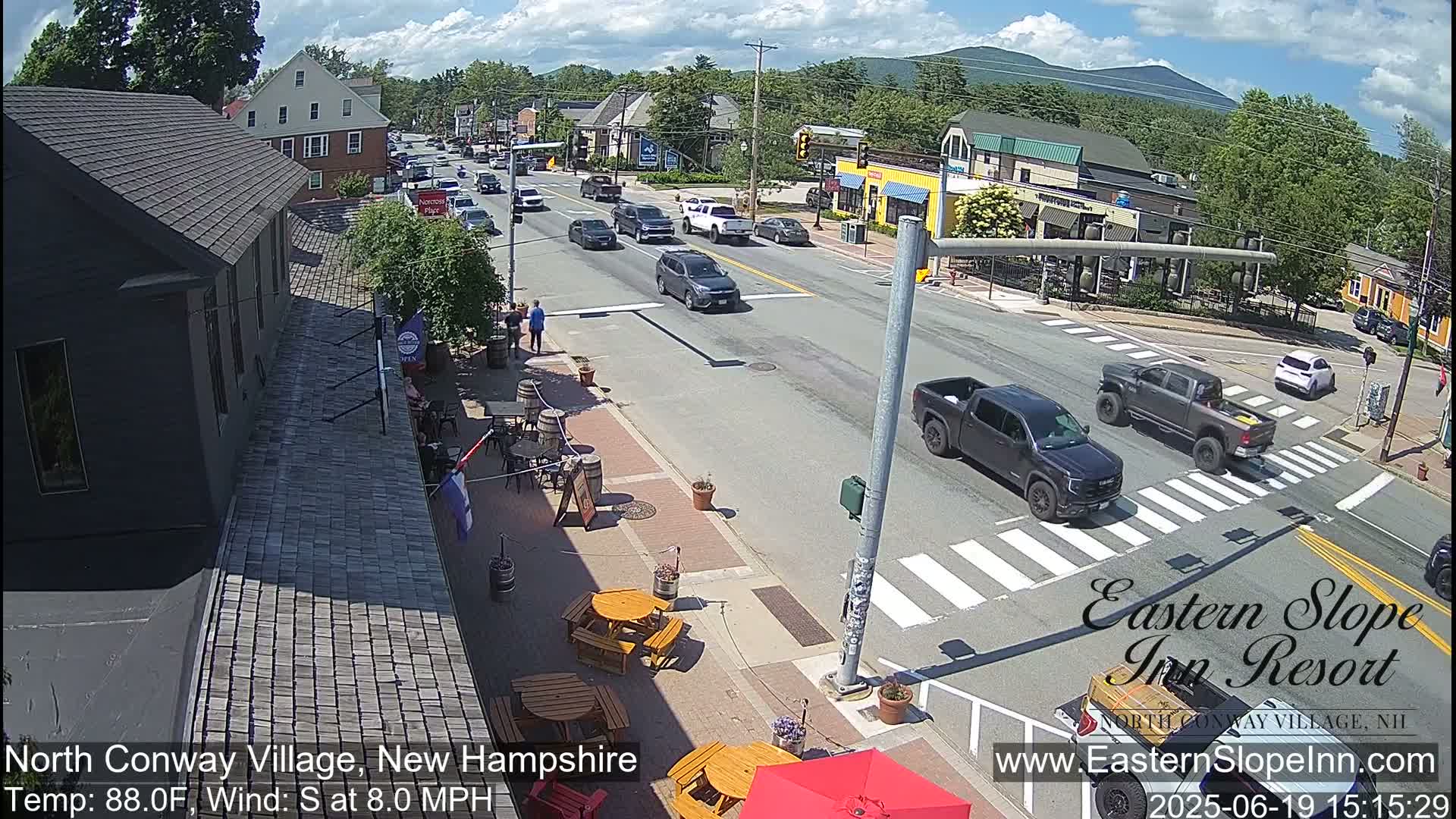 North Conway Village Live Cam - Conway, Carroll, New Hampshire, USA