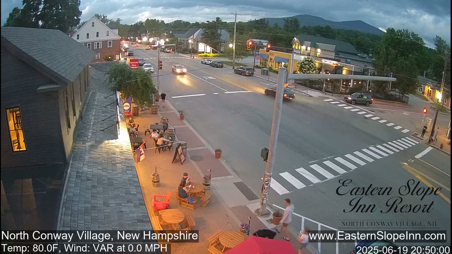 North Conway Village Live Cam - Conway, Carroll, New Hampshire, USA