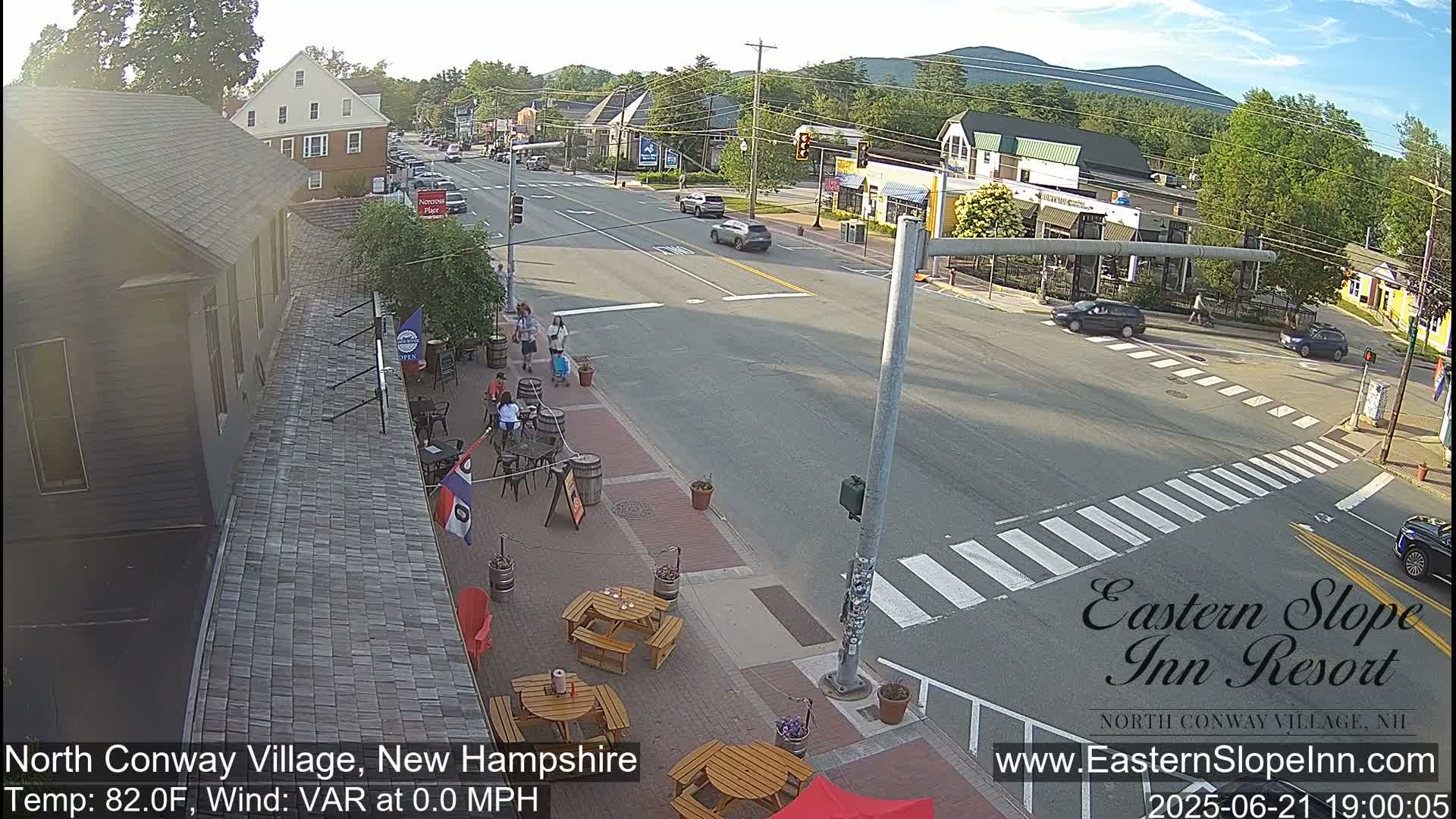 North Conway Village Live Cam - Conway, Carroll, New Hampshire, USA