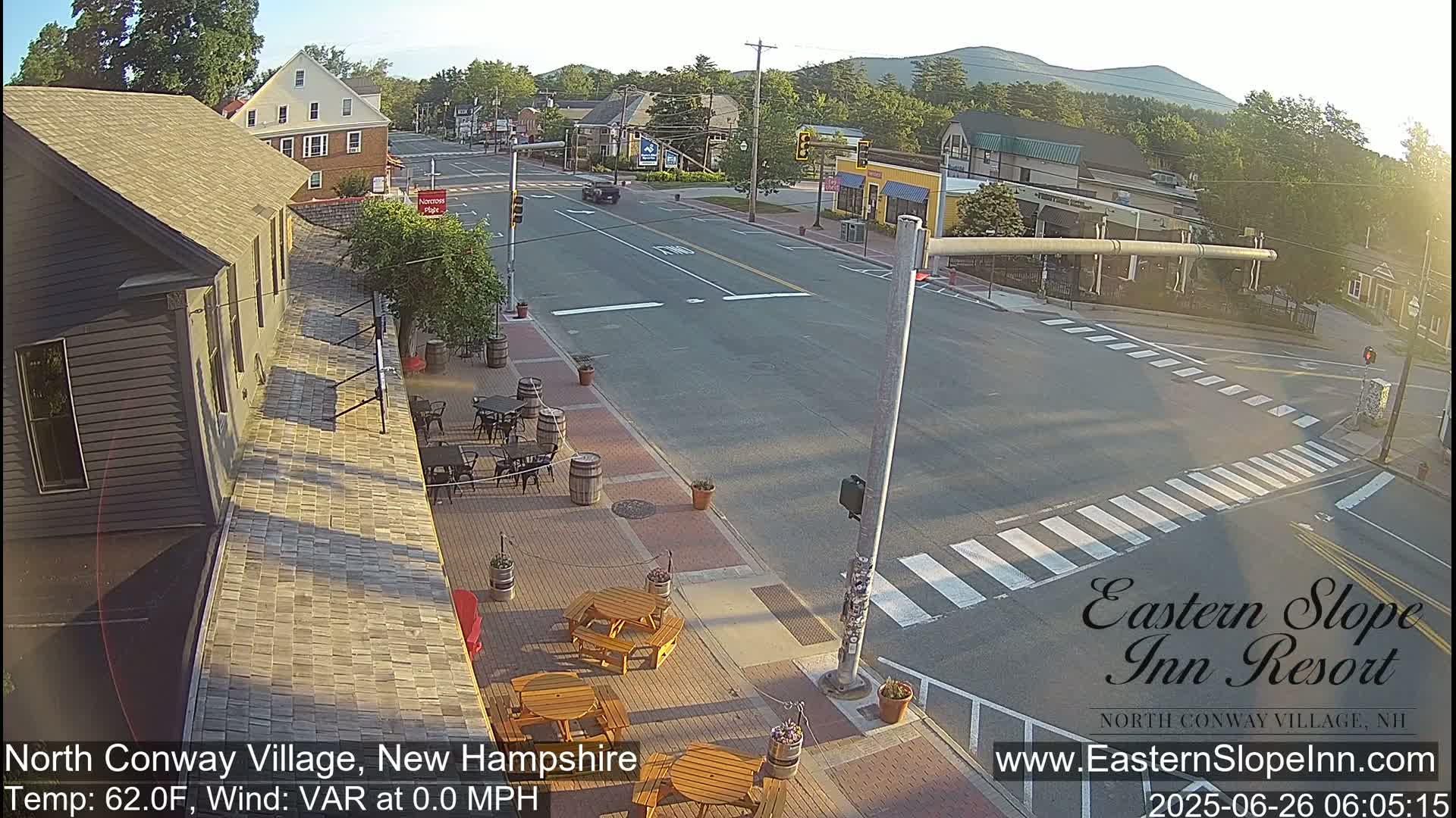 North Conway Village Live Cam - Conway, Carroll, New Hampshire, USA