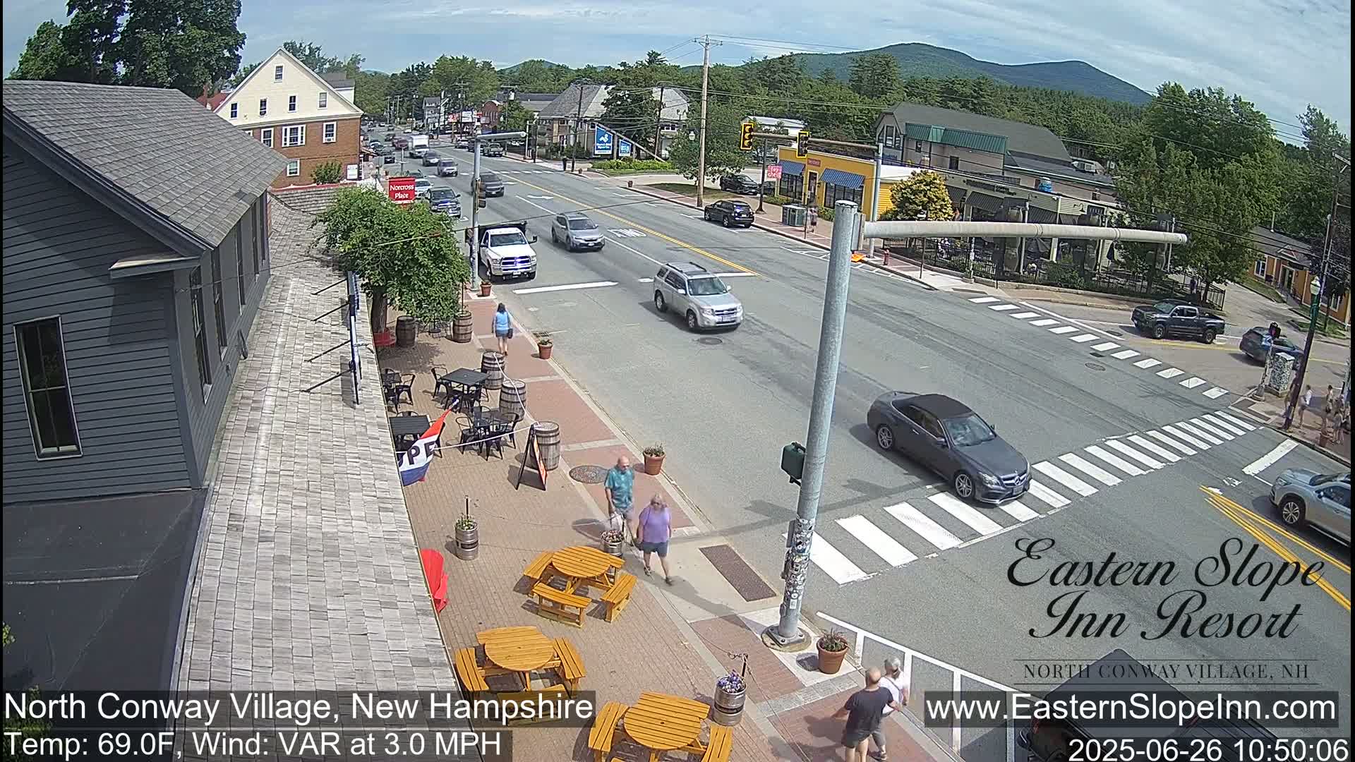 North Conway Village Live Cam - Conway, Carroll, New Hampshire, USA
