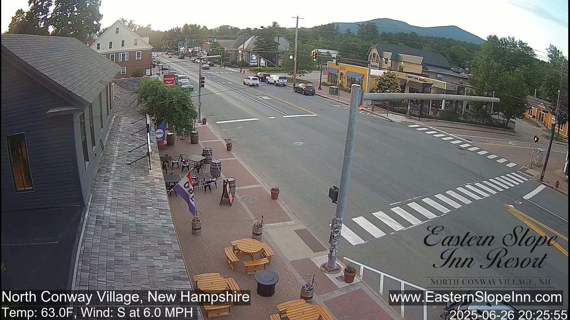 North Conway Village Live Cam - Conway, Carroll, New Hampshire, USA