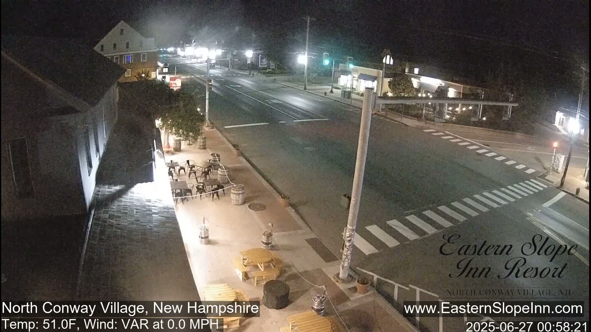 North Conway Village Live Cam - Conway, Carroll, New Hampshire, USA