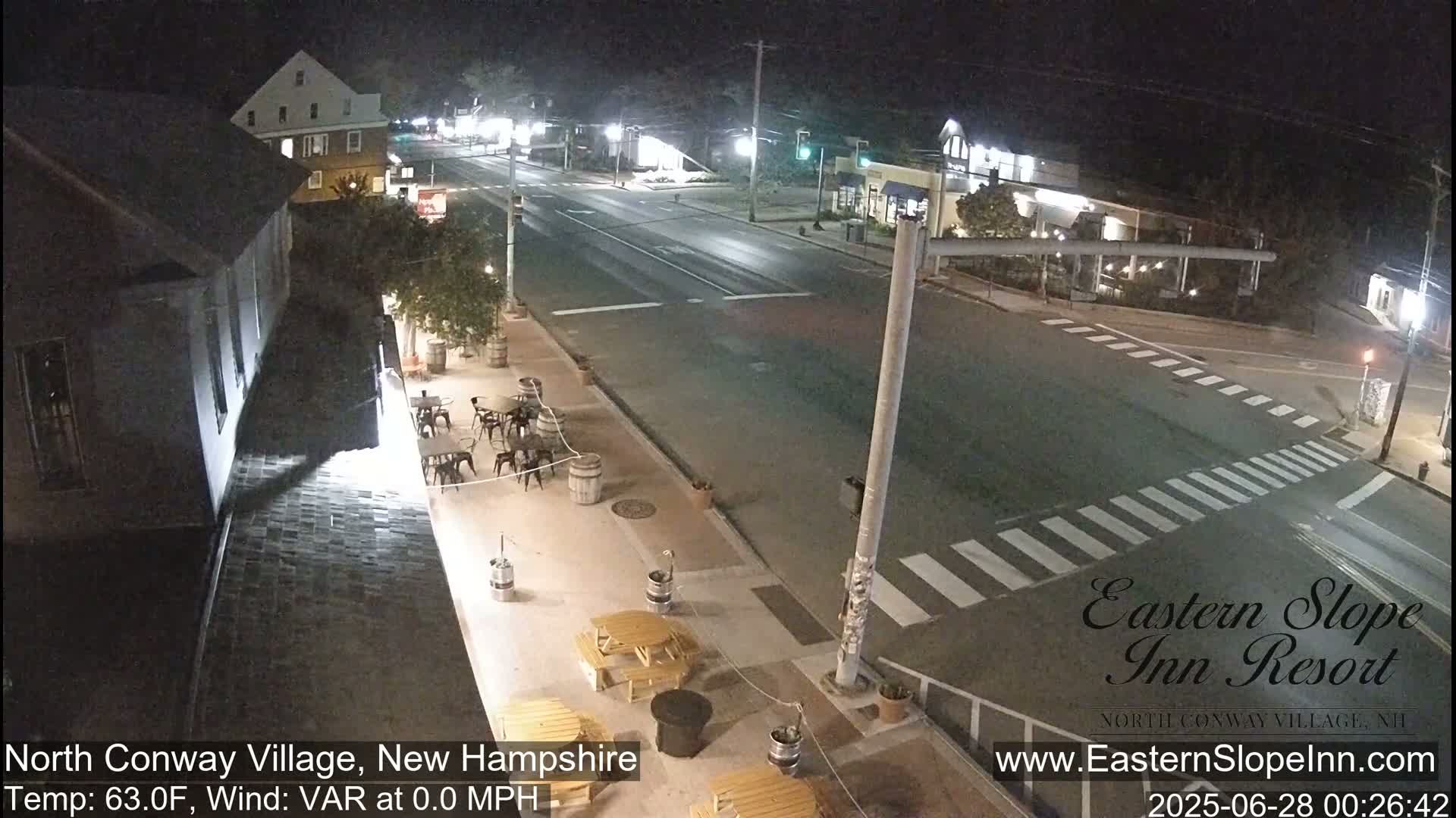 North Conway Village Live Cam - Conway, Carroll, New Hampshire, USA