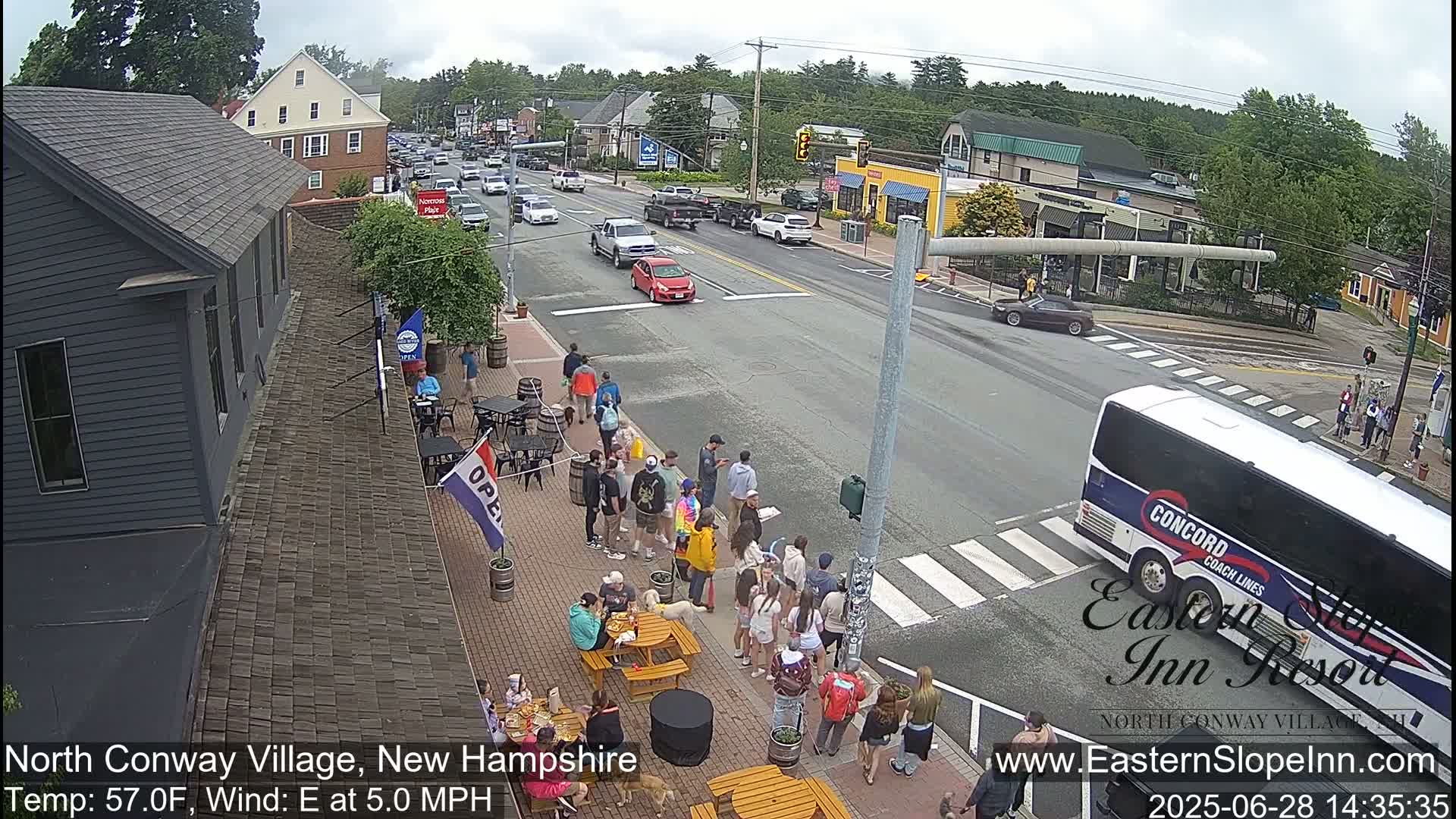 North Conway Village Live Cam - Conway, Carroll, New Hampshire, USA